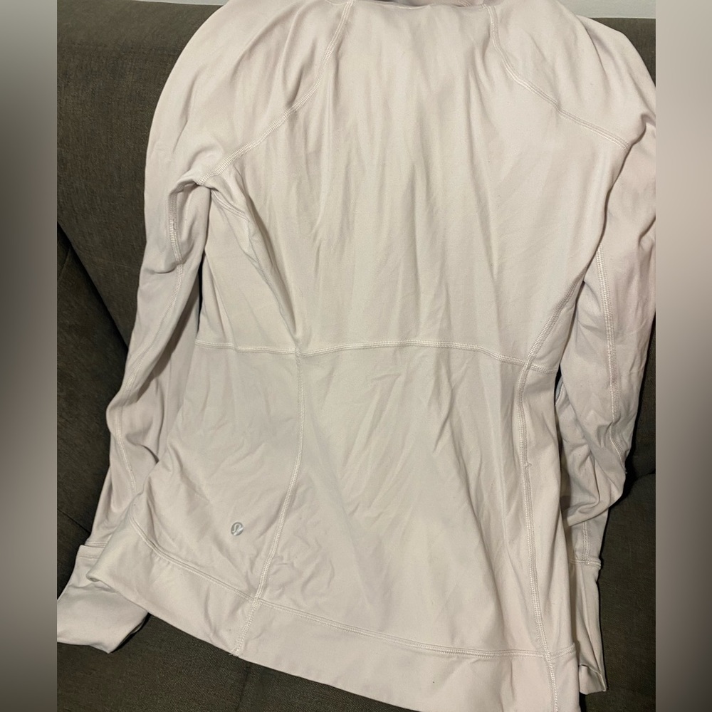 Lululemon Asymmetrical Hoodie size 6 color light blush pink - Picture 5 of 7